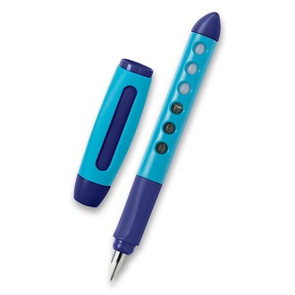 Papírenské zboží - Bombičkové pero Faber- Castell Scribolino pro leváky, modré