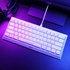 Papírenské zboží - Marvo KG962 EN - R, klawiatura US, gamingowa, mechaniczna przewodowa (USB), biała, podświetlana,