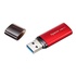 Papírenské zboží - Apacer USB flash disk, USB 3.0 (3.2 Gen 1), 64GB, AH25B, czerwony, AP64GAH25BR-1, USB A, z osłoną