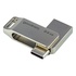 Papírenské zboží - Goodram USB flash disk, USB 3.0 (3.2 Gen 1), 64GB, ODA3, srebrny, ODA3-0640S0R11, USB A / USB C, z obrotową osłoną