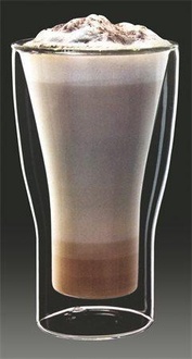 Papírenské zboží - Sklenička Latte macchiato "Thermo", 34 cl, dvoustěnná [2 ks]