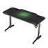 Papírenské zboží - ULTRADESK Biurko dla gracza FRAG - GREEN, 140x66 cm, 76 cm, z podkładką pod mysz, uchwyt na słuchawki i napój