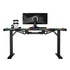 Papírenské zboží - ULTRADESK Biurko dla gracza FORCE - szare, 166x70 cm, 76.5 cm, z podkładką pod mysz XXL, uchwyt na napoje i słuchawki