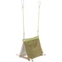 Papírenské zboží - Wiszący namiot dla ptaków, 16 x 18 x 20 cm, bawełna/drewno, zielony