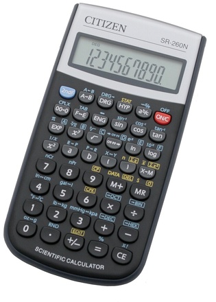 Papírenské zboží - Vědecký kalkulátor Citizen SR-260N