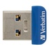 Papírenské zboží - Verbatim USB flash disk, USB 3.0 (3.2 Gen 1), 32GB, Nano, Store N Stay, niebieski, 98710, USB A