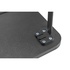 Papírenské zboží - Podstawa pod monitor, łatwy montaż, miejsce na klawiaturę, czarny, metal / płyta mdf, 20 kg nośność, Powerton, ergo