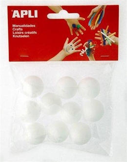 Papírenské zboží - Polystyrenová koule "Creative", 25 mm, APLI