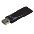 Papírenské zboží - Verbatim USB flash disk, USB 2.0, 64GB, Slider, czarny, 98698, USB A, z wysuwanym złączem