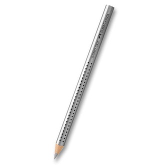 Papírenské zboží - Pastelka Colour Grip Jumbo Metallic stříbrná