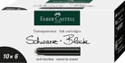 Papírenské zboží - Wymienne wkłady atramentowe Faber-Castell 185507, czarne