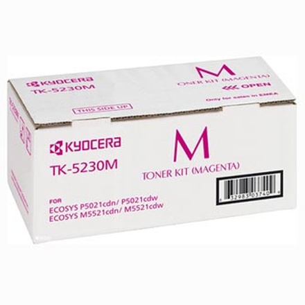 Papírenské zboží - Kyocera originální toner TK-5230M, magenta, 2200str., 1T02R9BNL0, Kyocera M5521cdn,M5521c