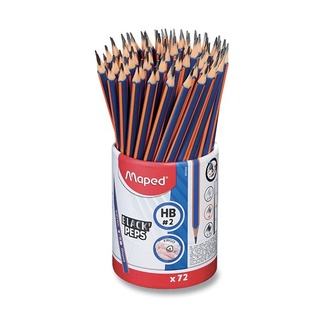 Papírenské zboží - Grafitová tužka Maped Black'Peps Navy tvrdost HB, stojánek 72 ks