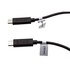 Papírenské zboží - Kabel USB (2.0), USB micro OTG M- USB micro OTG M, 0,3m, czarny