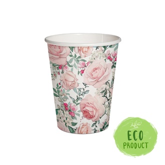 Papírenské zboží - Papírový kelímek PAW Eco 250 ml Gorgeous Roses