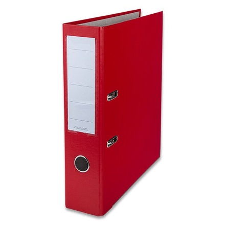 Papírenské zboží - Pákový pořadač Office Assistance A4, 75 mm,  červený