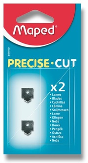 Papírenské zboží - Náhradní břity pro řezačku Maped Precise Cut - 2 ks břitů, přímý řez