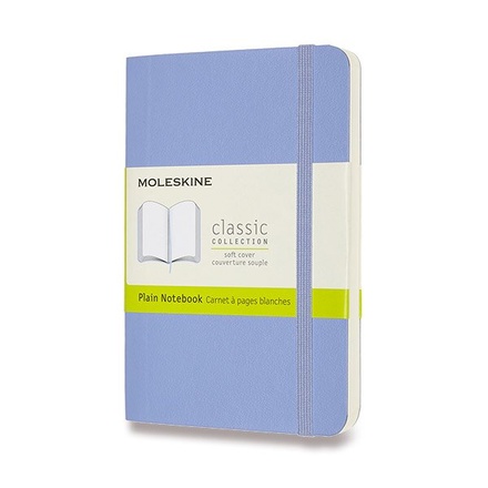 Papírenské zboží - Zápisník Moleskine - měkké desky nebesky modrý