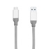 Papírenské zboží - USB kabel (3.1), USB A M - USB C M, 0.3m, srebrny, Verbatim, box, 48868