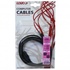 Papírenské zboží - FireWire kabel IEEE 1394, IEEE 1394 (6pin) M- IEEE 1394 (4pin) M, 2m, czarny, Logo, blistr