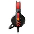 Papírenské zboží - Redragon CHRONOS, Gaming Headset, słuchawki z mikrofonem, regulacja głośności, czarno-czerwona, 2x 3.5 mm jack + USB