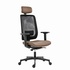 Papírenské zboží - Ergonomiczne krzesło biurowe Powerton Lucie, beżowe