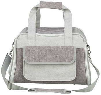 Papírenské zboží - Transportní taška LIBBY, 25 x 27 x 42 cm, do 7 kg, šedá