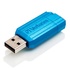 Papírenské zboží - Verbatim USB flash disk, USB 2.0, 32GB, PinStripe, Store N Go, niebieski, 49057, USB A, z wysuwanym złączem