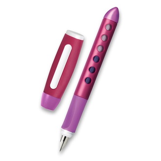 Papírenské zboží - Bombičkové pero Faber- Castell Scribolino pro leváky, malinové