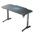 Papírenské zboží - ULTRADESK Biurko dla gracza FRAG - BLUE, 140x66 cm, 76 cm, z podkładką pod mysz, uchwyt na słuchawki i napój