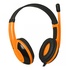 Papírenské zboží - Defender Warhead G-120, Gaming Headset, słuchawki z mikrofonem, regulacja głośności, czarno-pomarańczowy, 2x 3.5 mm jack
