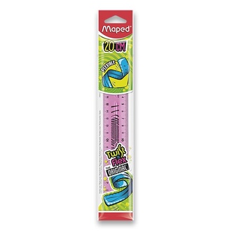 Papírenské zboží - Pravítko Maped Twist´n Flex - 20 cm, mix barev