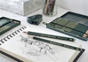 Papírenské zboží - Castell 9000 grafitowy ołówek, blaszane pudełko 12 szt., Faber-Castell 119064
