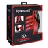 Papírenské zboží - Redragon CHRONOS, Gaming Headset, słuchawki z mikrofonem, regulacja głośności, czarno-czerwona, 2x 3.5 mm jack + USB