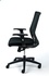 Papírenské zboží - Krzesło biurowe "Superstar", materiał, czarny, czarna podstawa, MaYAH