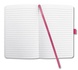 Papírenské zboží - Notatnik ekskluzywny Jolie, różowy, w linie, 135x203 mm, 174 kartki, SIGEL