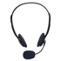 Papírenské zboží - Defender Aura HN-102, słuchawki z mikrofonem, regulacja głośności, czarna, otwarta, 2x 3.5 mm jack