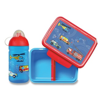 Papírenské zboží - Set Zdravá lahev 0,5 l a Zdravá sváča Záchranáři