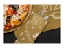 Papírenské zboží - Kieszonka na sztućce papierowe Infibra New NATUR PIZZA z białą serwetką - 125 szt.
