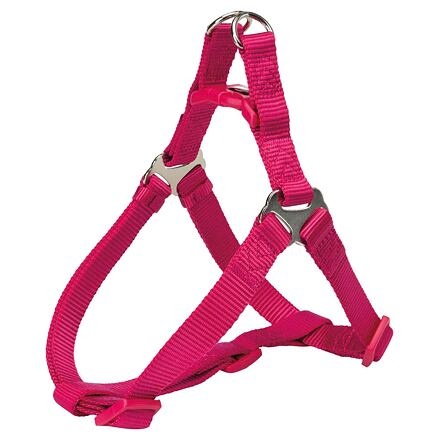 Papírenské zboží - Postroj PREMIUM - fuchsia XS-S:hruď:30-40cm/10mm