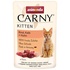 Papírenské zboží - Carny Kitten 85 g wołowina, cielęcina+kurczak, saszetka dla kociąt