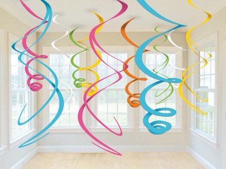 Papírenské zboží - Spirála plastová 12 kusů, délka 55,8 cm