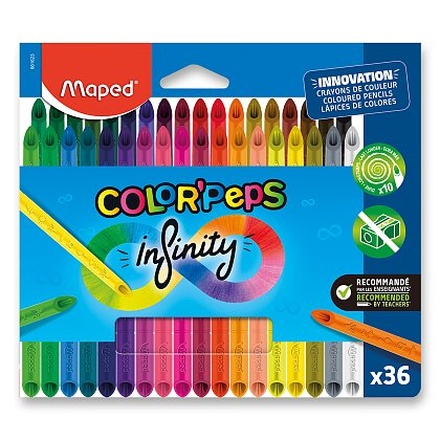 Papírenské zboží - Pastelky Maped Infinity - 36 ks