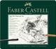 Papírenské zboží - Pudełko blaszane Faber-Castell Pitt Monochrome Charcoal, 24 szt