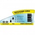 Papírenské zboží - UTP patchcord, Cat.5e, RJ45 M-15m, nieekranowany, szary, Logo, LOGO bag