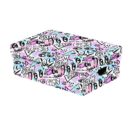 Papírenské zboží - Krabice lamino velká Funny girl