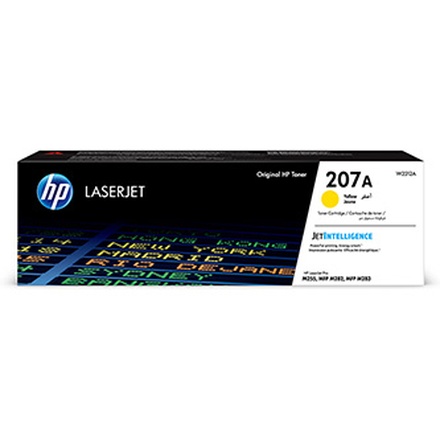 Papírenské zboží - HP originální toner W2212A, yellow, 1250str., HP 207A, HP Color LaserJet Pro M255, MFP M2