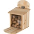 Papírenské zboží - Stanowisko do karmienia wiewiórek 20 x 30 x 30 cm, drewno sosnowe naturalne