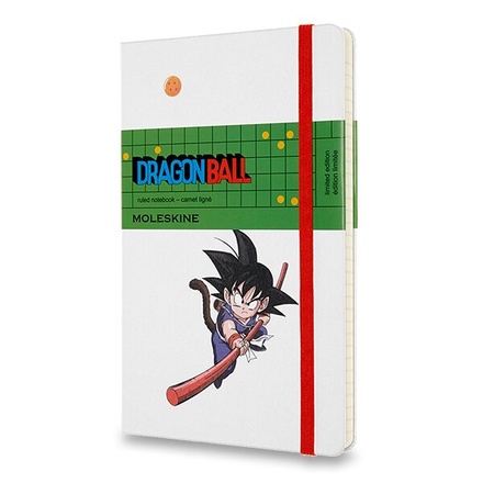Papírenské zboží - Zápisník Moleskine Dragon Ball - tvrdé desky L, linkovaný, Goku