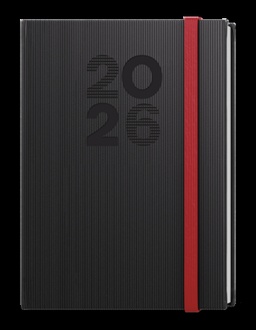 Papírenské zboží - Denní diář - David - Vigo - A5 - černá